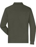 JN Pánské pracovní piqué polo s dlouhým rukávem 02. olive model 22533492 - Daiber JN Pánské pracovní piqué polo s dlouhým rukávem 02. olive model 22533492 - Daiber