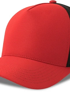 5 panelová Trucker kšiltovka red/black model 22456239 - Atlantis Headwear
