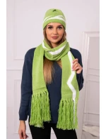 Dámská souprava se šátkem Jagna K356 pistácie Dámská souprava se šátkem Jagna K356 pistácie