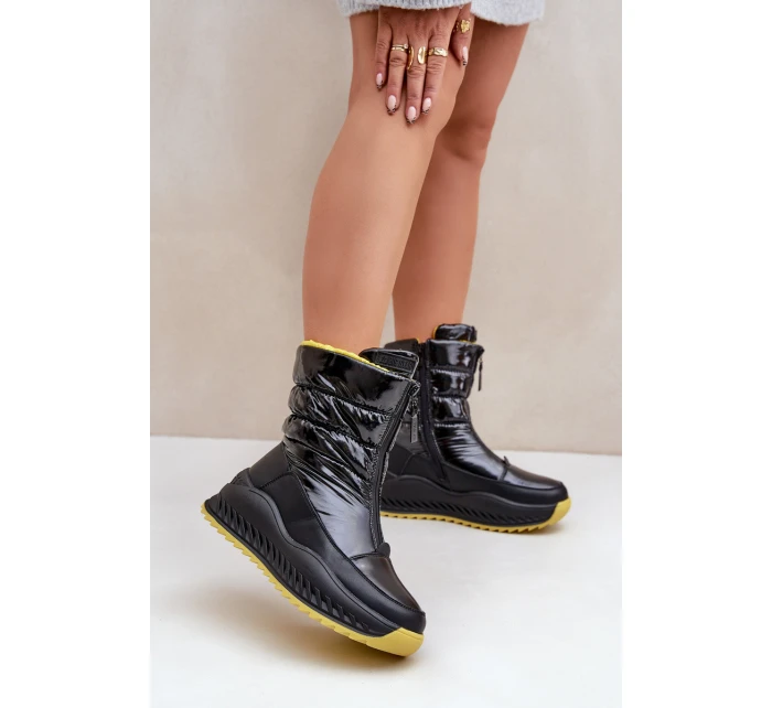 Dámské zimní boty Big Star OO274A395 Černé