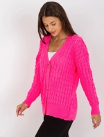 Dámský svetr LC SW 8036 fluo růžový