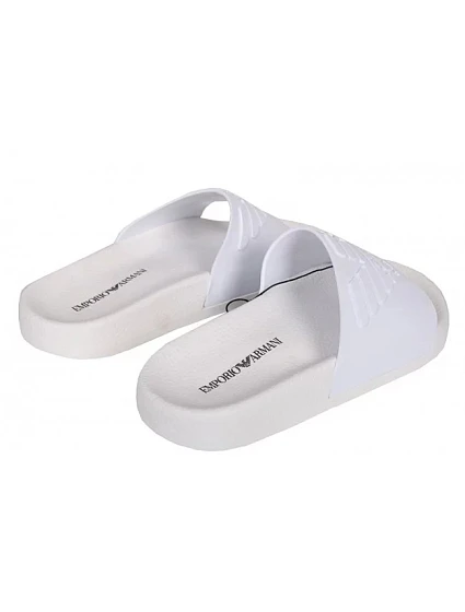 Pantofle model 7456206 bílá - Emporio Armani Pantofle model 7456206 bílá - Emporio Armani