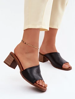 Klapky na podpatku model 227928 Step in style