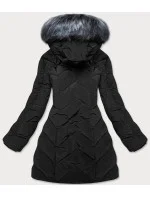 ZIMOWA KURTKA DAMSKA Z KAPTUREM CZARNA model 21243396 - LHD