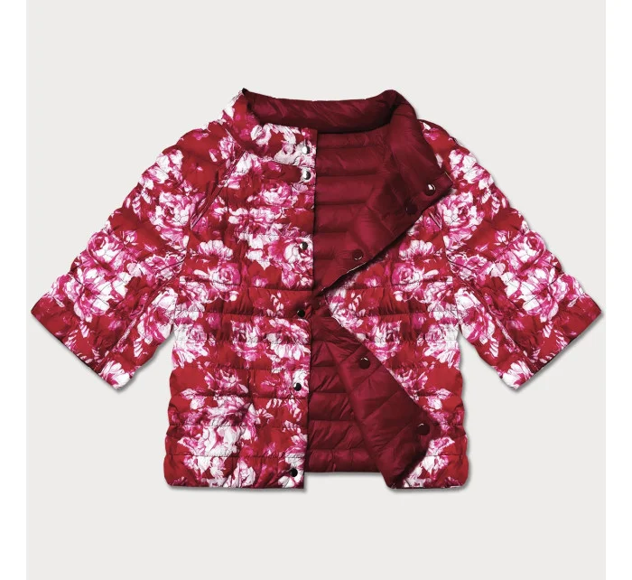 oboustranná dámská plus size bunda se 3/4 rukávy model 21073855 - MINORITY