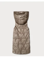 Tenké bez rukávů s kontrastním lemováním Goodlookin beige (B8583-12)