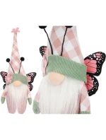 GHOST GNOM MOTHROOM PALE 25CM SPRING DECORATION dětské