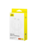 Kabel Baseus Superior Typ C-Typ C 30W 2m (bílý)