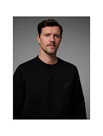 Pánská mikina z fleece s střihem bez kapuce x model 22359195 - 4F Pánská mikina z fleece s střihem bez kapuce x model 22359195 - 4F