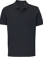 SOL'S Pegase Unisex piqué polo z těžké bavlny 25.4242 black