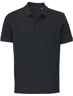 SOL'S Unisex piqué polo z těžké bavlny black model 22432382