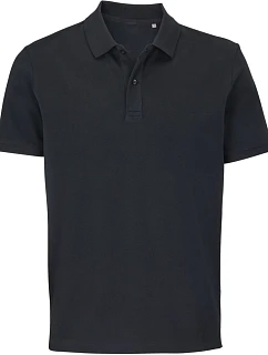 SOL'S Pegase Unisex piqué polo z těžké bavlny 25.4242 black