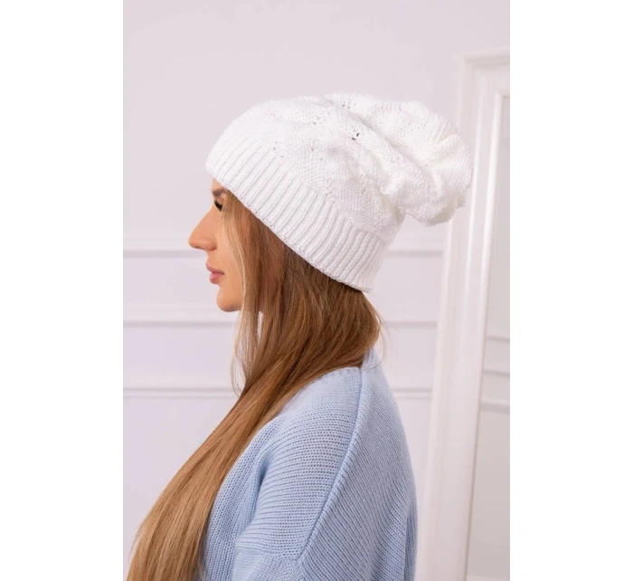 Dámská čepice Leonia K342 bílá