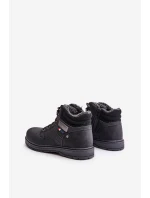 Zateplené pánské boty černé model 21673177 - Boto