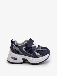 Dětská sportovní obuv Tenisky na suchý zip, Navy Blue Rulagia