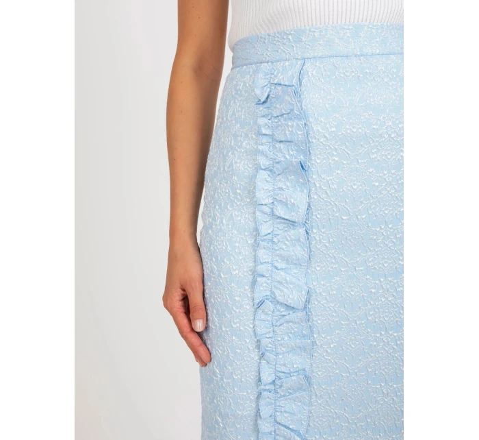 Sukně LK SD 506633.11 světle modrá - FPrice