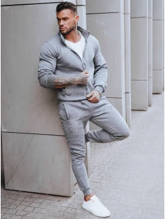 FashionStreet antracitová pánská tepláková souprava AX0734