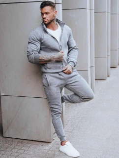 FashionStreet antracitová pánská tepláková souprava AX0734