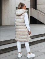 Dámská prošívaná vesta bílá Dstreet model 21994761 - FashionStreet Dámská prošívaná vesta bílá Dstreet model 21994761 - FashionStreet