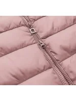 Prošívaná dámská bunda ve barvě s kapucí model 21241958 - Libland Prošívaná dámská bunda ve barvě s kapucí model 21241958 - Libland