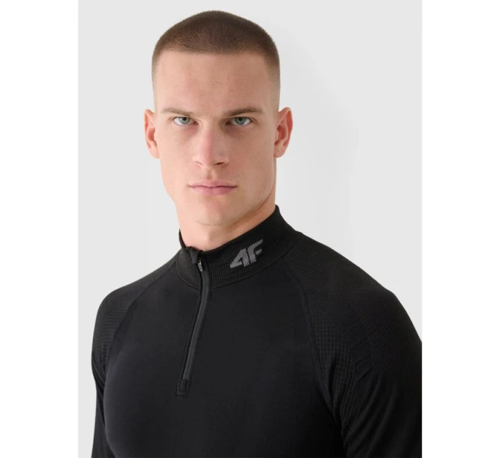 Pánské bezešvé termoprádlo z merino vlny (top) 4F 4FWAW24USEAM197-20S Pánské bezešvé termoprádlo z merino vlny (top) 4F 4FWAW24USEAM197-20S