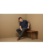 Lux Polo Pánské piqué polo blue midnight model 22447015 - Stedman Lux Polo Pánské piqué polo blue midnight model 22447015 - Stedman