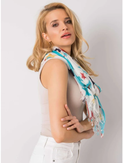 Šátek AT CH 1237 bílý a modrý