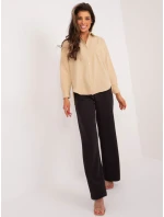 Koszula BA KS model 21091672 beżowy - FPrice Koszula BA KS model 21091672 beżowy - FPrice