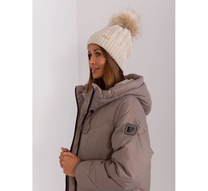 Czapka JK CZ model 18975362 beżowy - FPrice Czapka JK CZ model 18975362 beżowy - FPrice