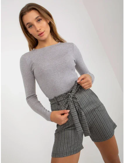 Dámské šortky LK SN  506942 4.29 šedé černé