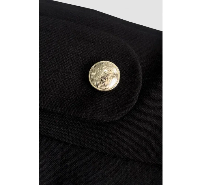 model 18407327 Sukně s vysokým pasem černá - BeWear