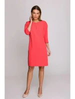 Dámské šaty model 21399713 Korálová - Stylove