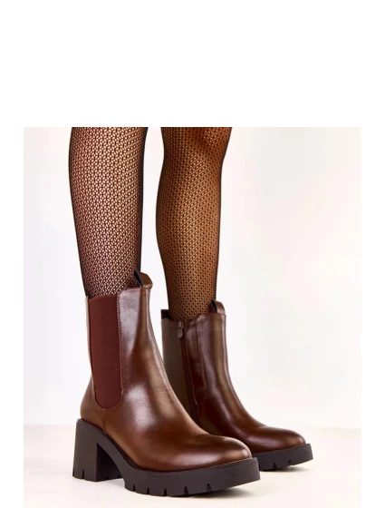 Boty na podpatku model 219640 Solea Boty na podpatku model 219640 Solea