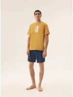 Pánské pyžamo 42600 Sun yellow - HENDERSON Pánské pyžamo 42600 Sun yellow - HENDERSON