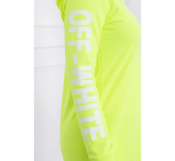 Šaty Off White yellow neon