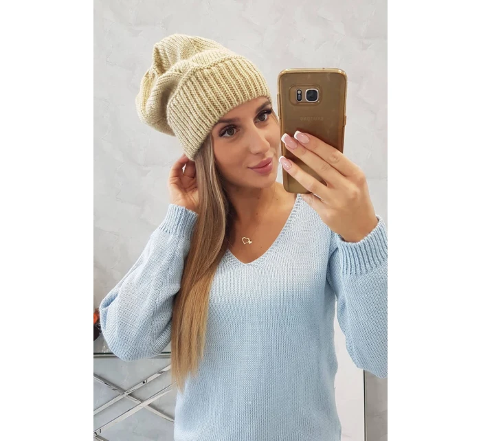 Dámská čepice Ingrid K371 beige Dámská čepice Ingrid K371 beige