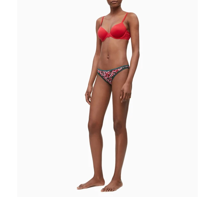 Kalhotky D3447E-YTU zelenočervená - Calvin Klein