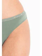 Dámské kalhotky 2 pack 163334 1A223 - 75910 - Zelená, bílá - Emporio Armani