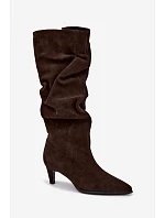Kozačky na podpatku model 231584 Step in style Kozačky na podpatku model 231584 Step in style
