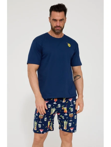 Pyžamo model 22019047 Fresh kr/r S2XL - Cornette Pyžamo model 22019047 Fresh kr/r S2XL - Cornette