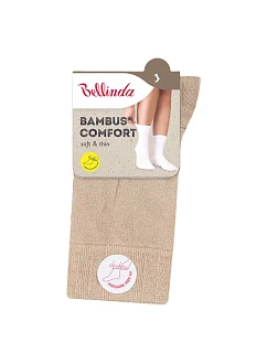 Dámské bambusové ponožky BAMBUS LADIES COMFORT SOCKS - BELLINDA - béžová