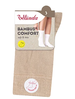 Dámské bambusové ponožky BAMBUS model 15437067 COMFORT SOCKS  béžová - Bellinda