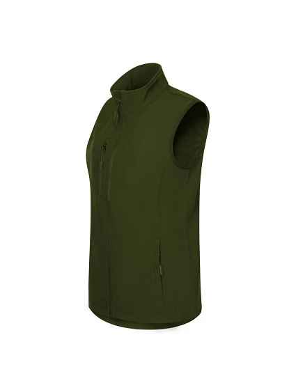 Dámská softshellová vesta Trail (vojenská) Dámská softshellová vesta Trail (vojenská)