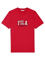 Pánské červené tričko pánské model 22061992 - Fila Pánské červené tričko pánské model 22061992 - Fila