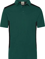 Daiber JN 1826 Pánské pracovní piqué polo "Strong" 02.1826 dark green/black