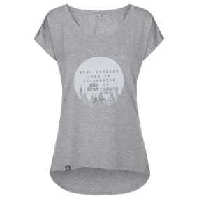 Dámské tričko model 17915320 Světle šedá - Kilpi Dámské tričko model 17915320 Světle šedá - Kilpi