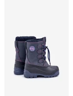 Vysoké Teplé Dětské Sněhule Se Stahováním Modré Lee Cooper LCJ-24-44-2843K