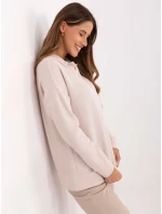 Bluzka LK BZ model 21421304 jasny beżowy - FPrice Bluzka LK BZ model 21421304 jasny beżowy - FPrice