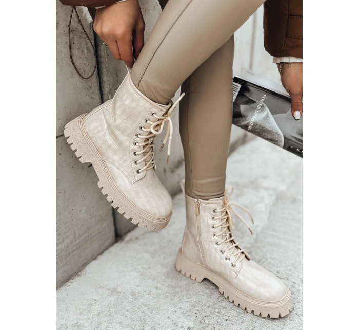 Dámské boty béžové Dstreet model 21972027 - FashionStreet