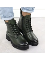 Dámské boty Bagger zateplené zelené Potocki 25-19324